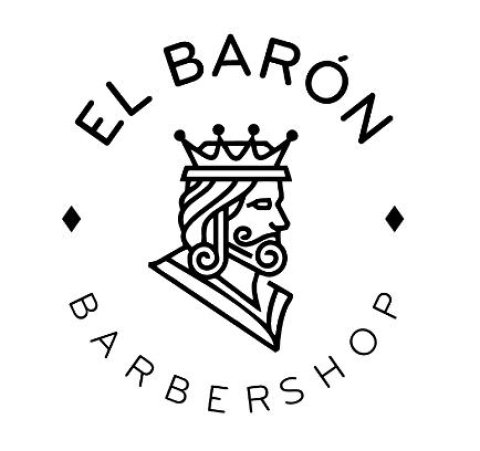 El Baron Barbershop Logo