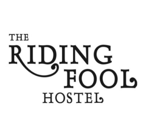 The Riding Fool Hostel Logo