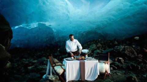 You can have a private dinner in a secret ice cave in Whistler this winter