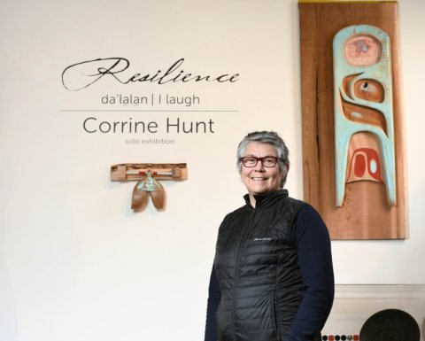 Artist Corrine Hunt surmounts adversity with humour