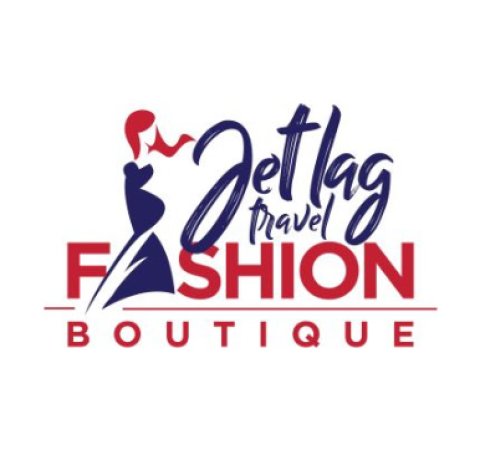 jet lag travel fashion logo
