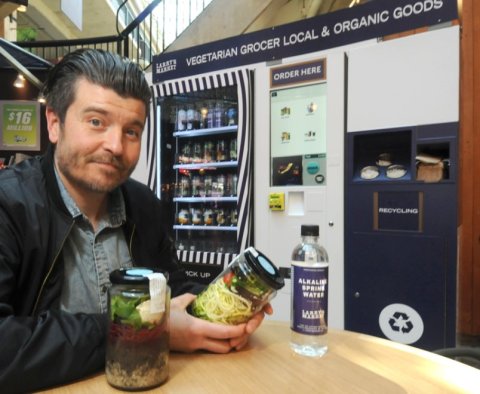Larry's Market launches vending machine at Lonsdale Quay